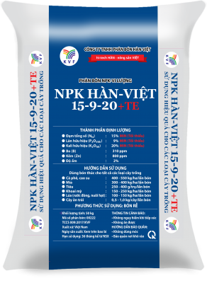NPK HÀN-VIỆT 15-9-20+TE