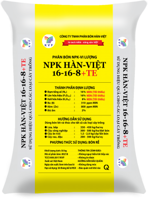 NPK HÀN-VIỆT 16-16-8+TE