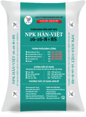 NPK HÀN-VIỆT 16-16-8+8S