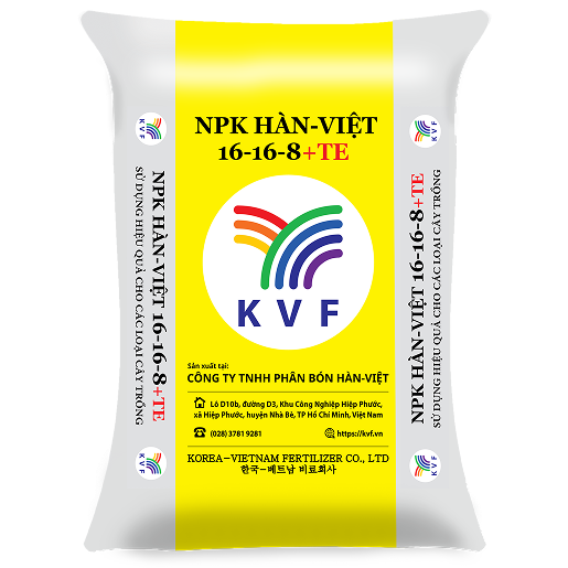 NPK HÀN-VIỆT 16-16-8+TE
