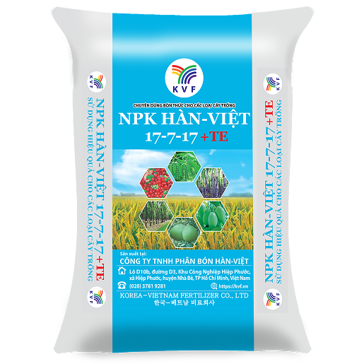 NPK HÀN-VIỆT 17-7-17+TE