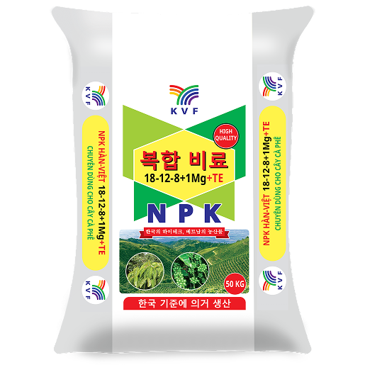 NPK HÀN-VIỆT 18-12-8+1Mg+TE
