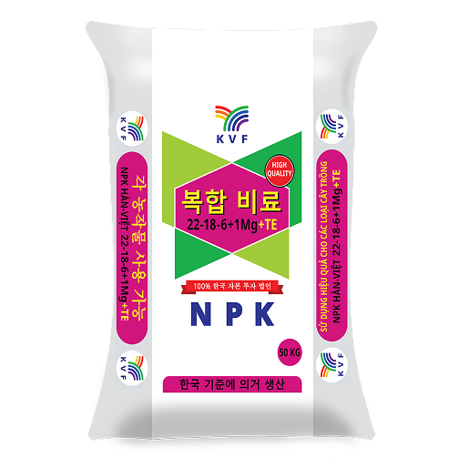 NPK HÀN-VIỆT 22-18-6+1Mg+TE