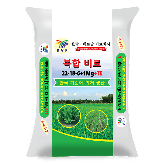 NPK HÀN-VIỆT 22-18-6+1Mg+TE