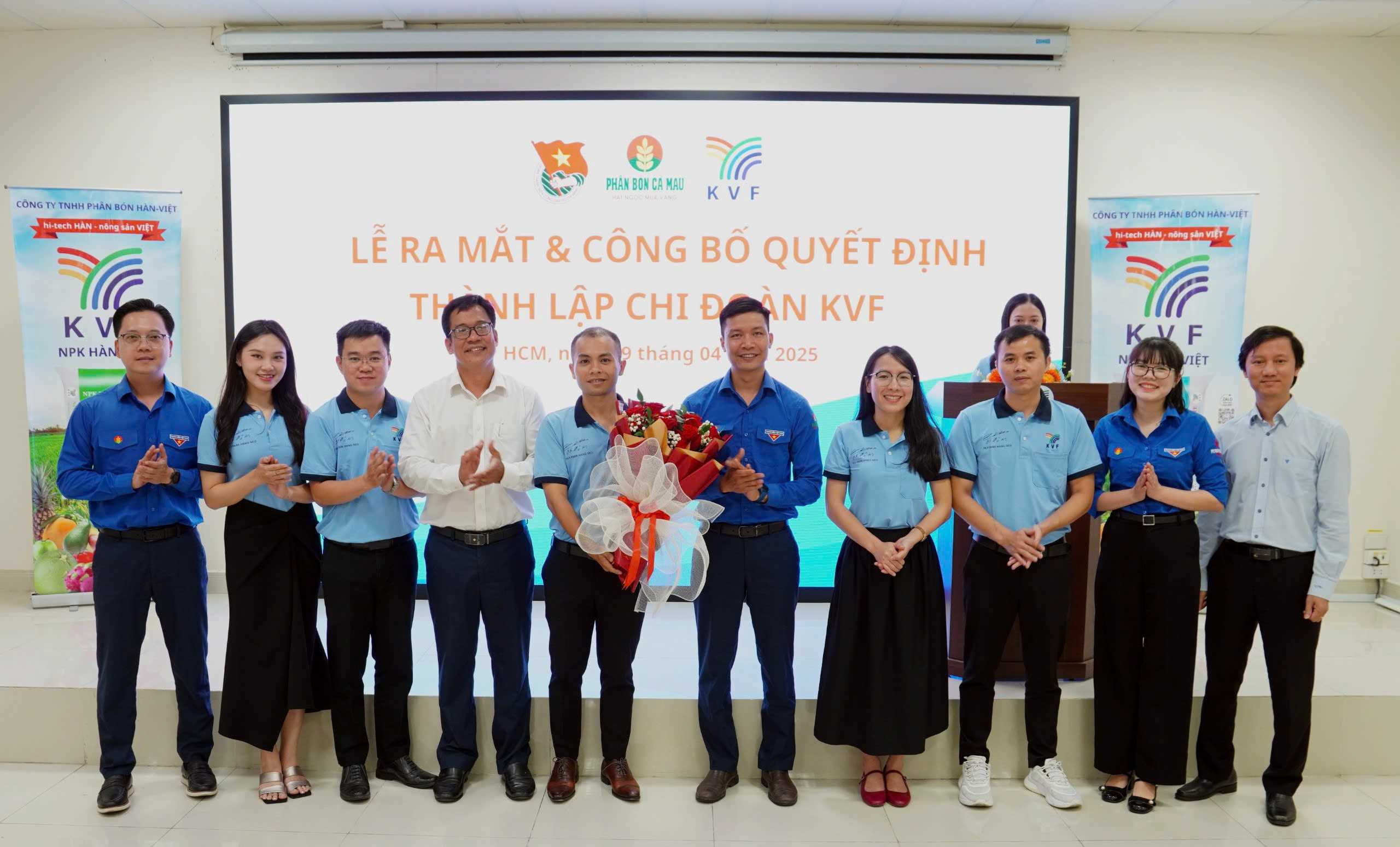 LỄ RA MẮT VÀ CÔNG BỐ QUYẾT ĐỊNH THÀNH LẬP CHI ĐOÀN THANH NIÊN KVF