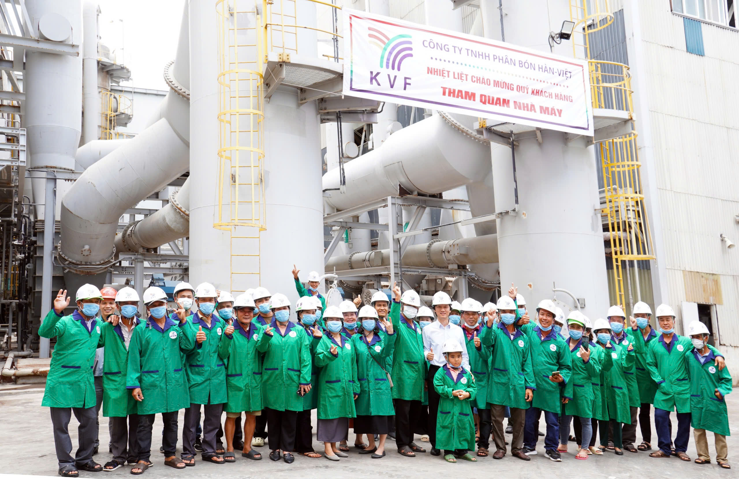 CHÀO MỪNG ĐOÀN KHÁCH HÀNG THÁI THANH LÂM – KIÊN GIANG ĐẾN THAM QUAN NHÀ MÁY KVF