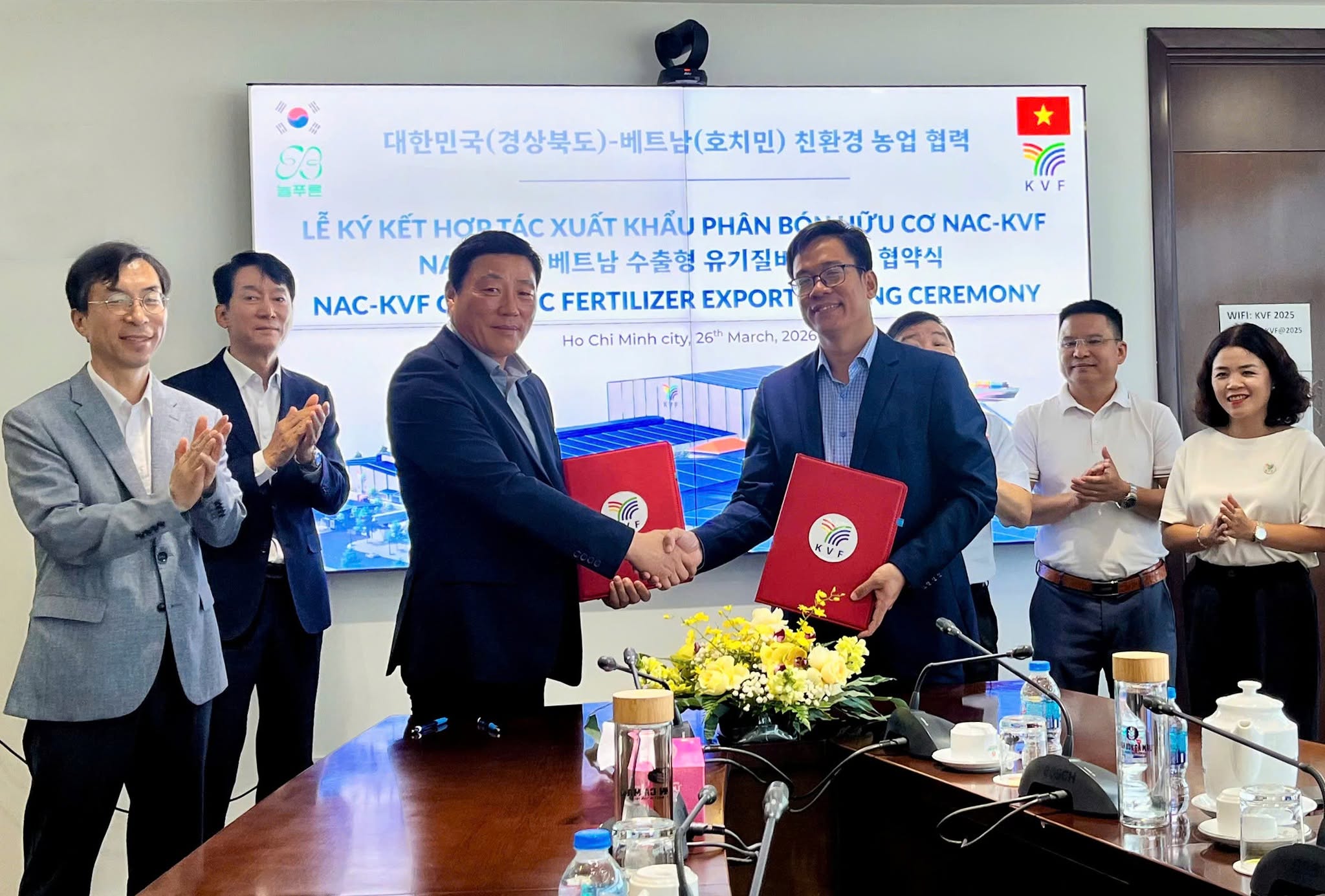 LỄ KÝ KẾT HỢP TÁC XUẤT KHẨU PHÂN BÓN HỮU CƠ NAC – KVF: THÚC ĐẨY PHÂN PHỐI PHÂN BÓN HỮU CƠ CHẤT LƯỢNG CAO TẠI VIỆT NAM