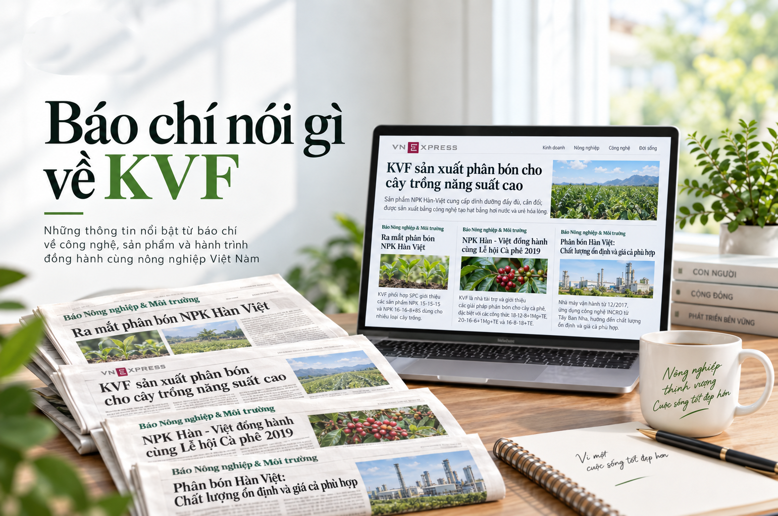 Báo chí nói gì về Phân bón Hàn-Việt (KVF)?